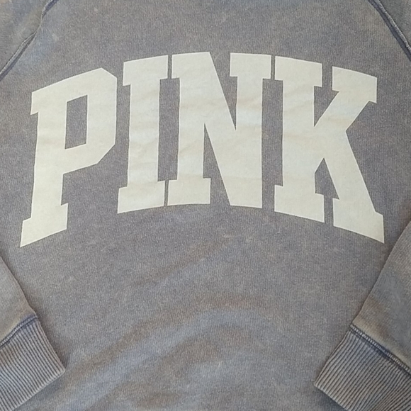 Victoria's Secret PINK Crew Raglan Sweat Shirt - Picture 3 of 4